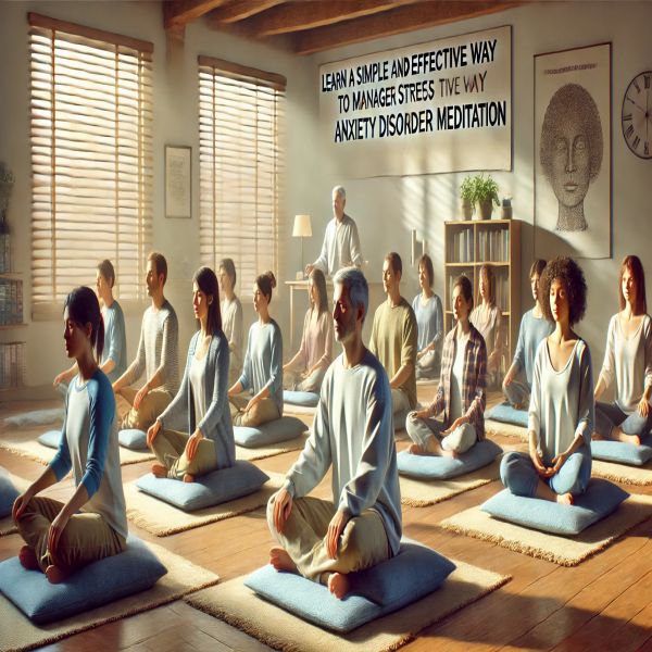 Learn A Simple and Effective Way to Manage Stress and Regain Control Through Anxiety Disorder Meditation