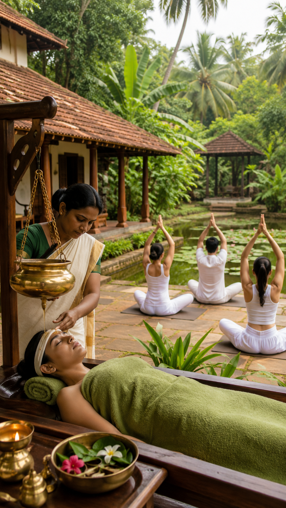 5 Days Ayurveda Wellness Retreat Escape in Thiruvananthapuram, Keralam, India