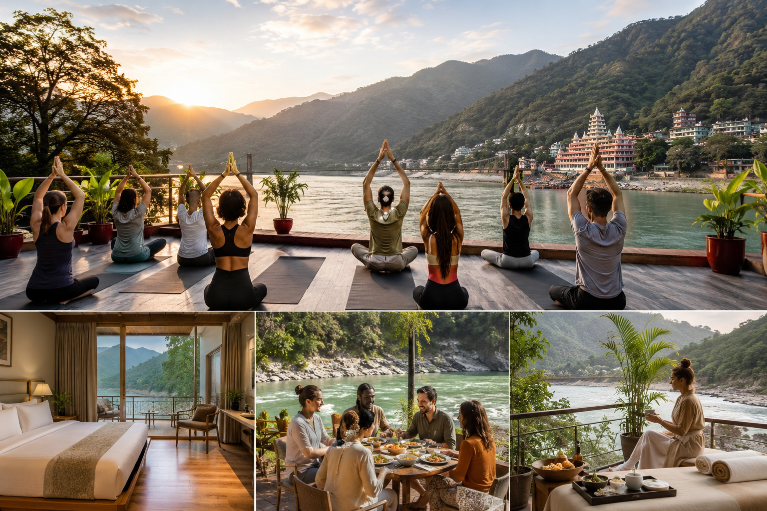 7 Days Luxury Yoga Retreat in Rishikesh, Uttarakhand, India
