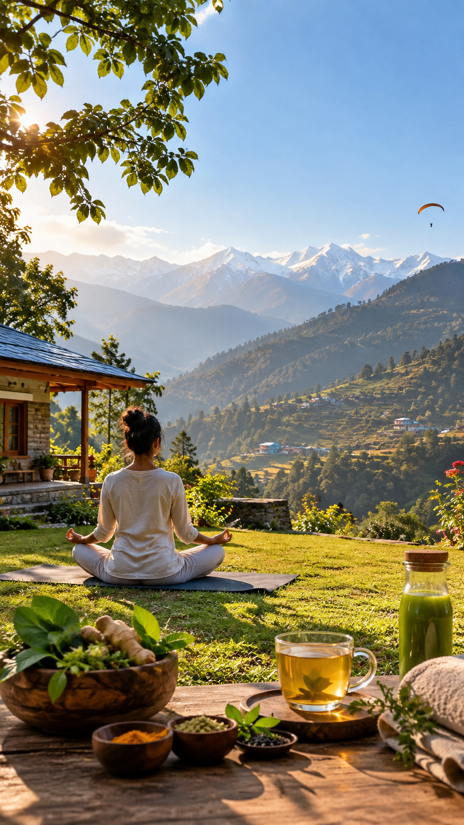 7 Day Luxury Yoga, Ayurveda & Himalayan Rejuvenation Retreat in Bir, Himachal Pradesh, India