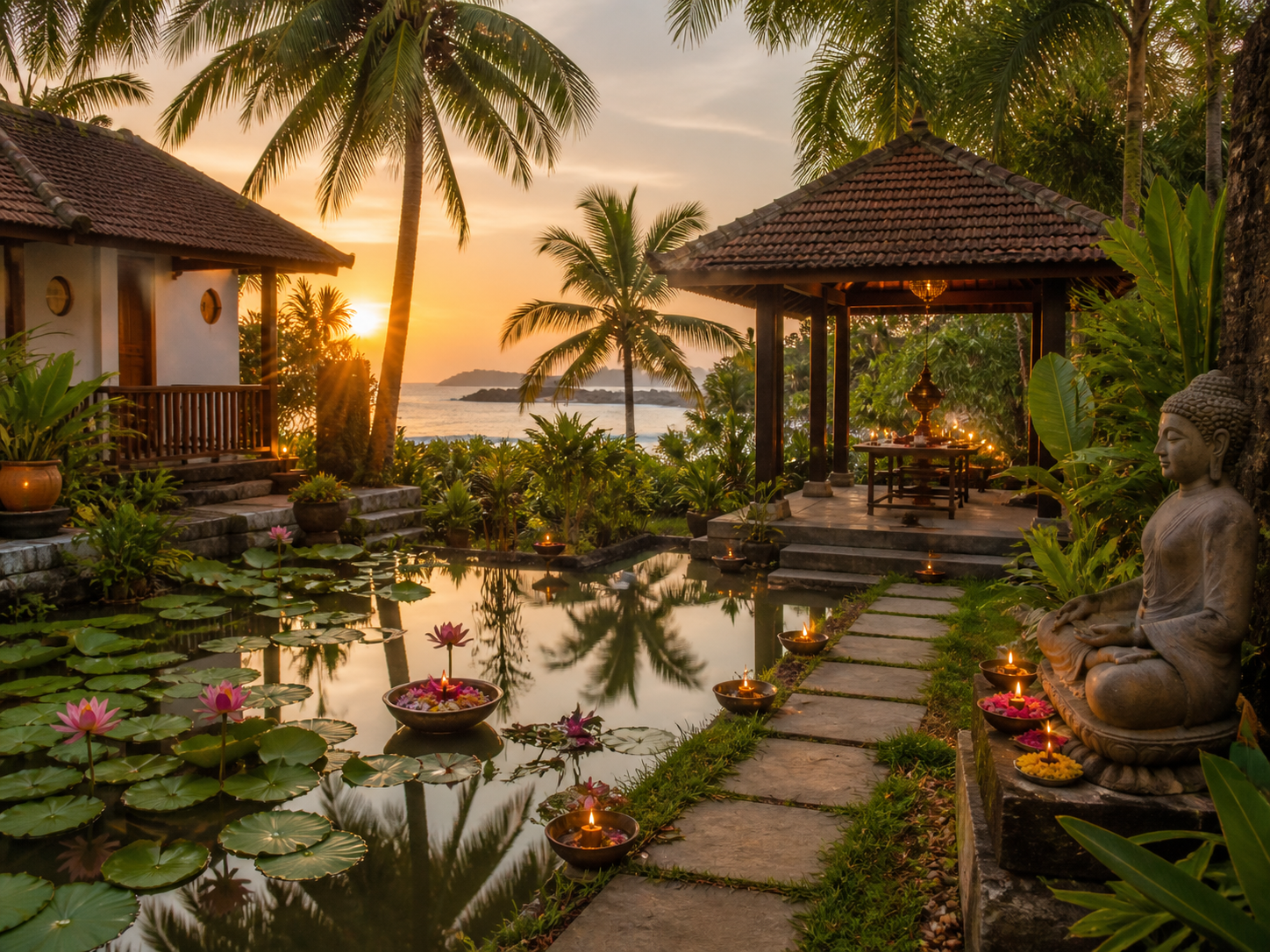 14 Days Spiritual Healing Retreat in Kovalam, Kerala, India