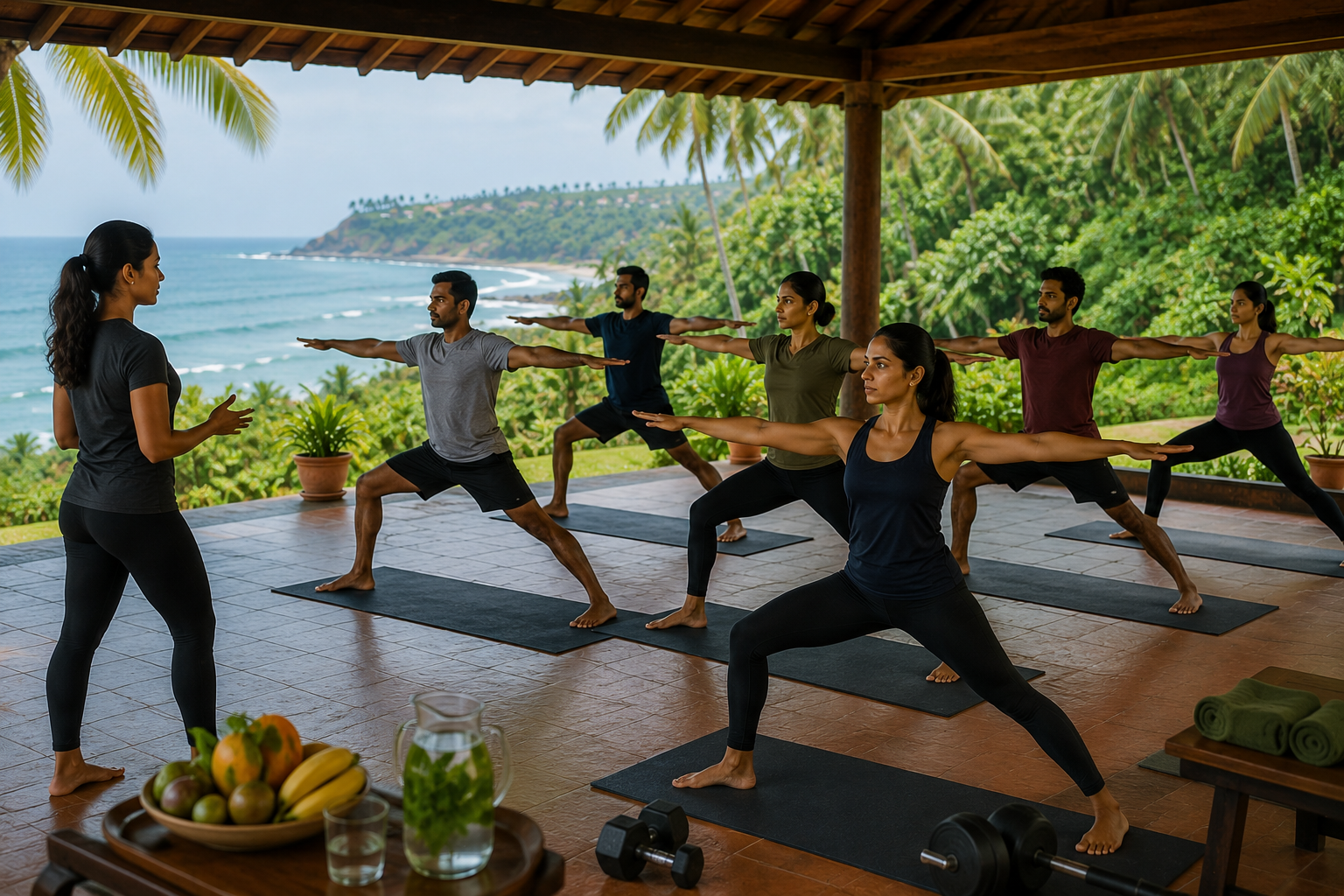14 Days Fitness Retreat in Kovalam, Keralam, India