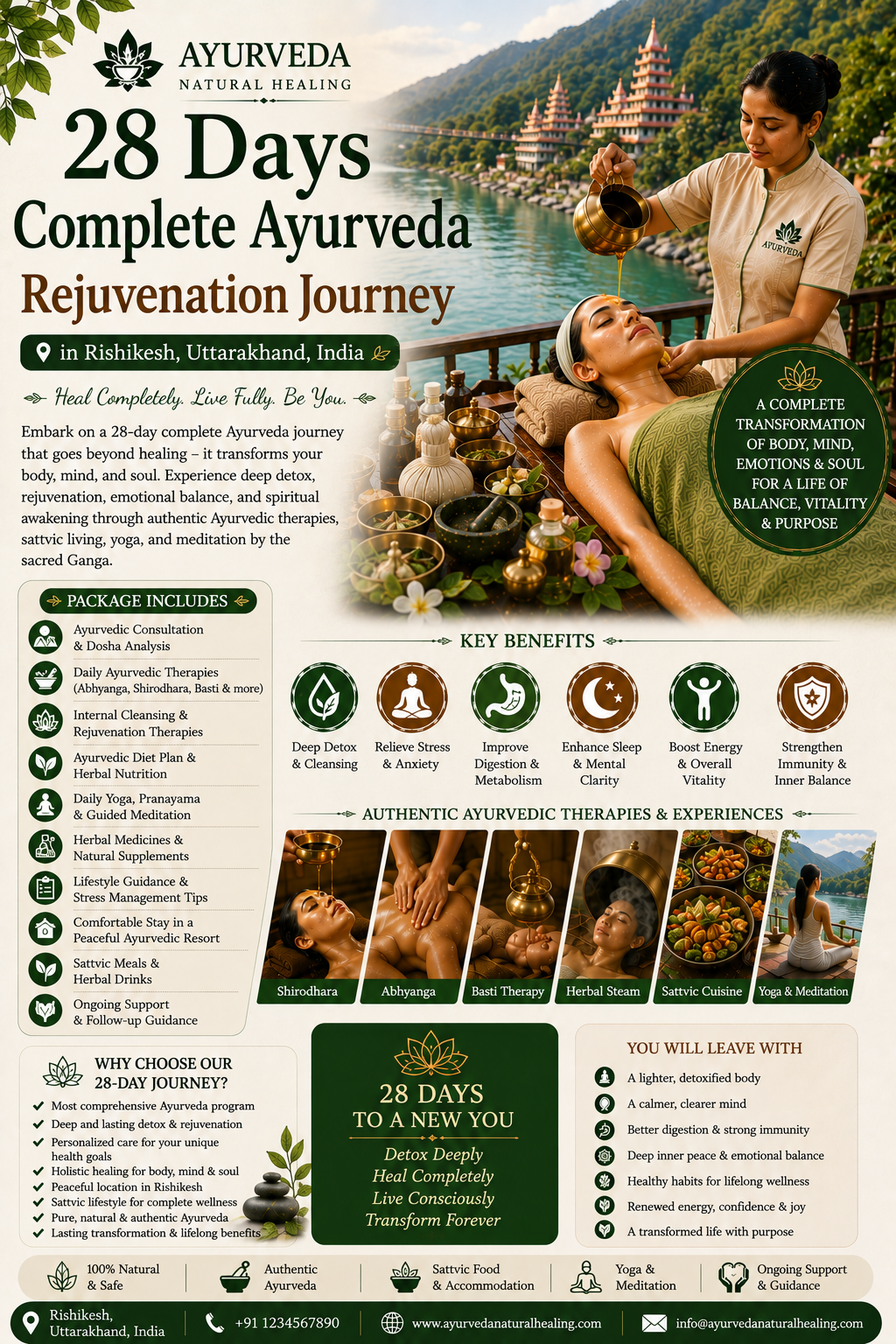 3 Days Body Purification Package in Rishikesh, Uttarakhand, India