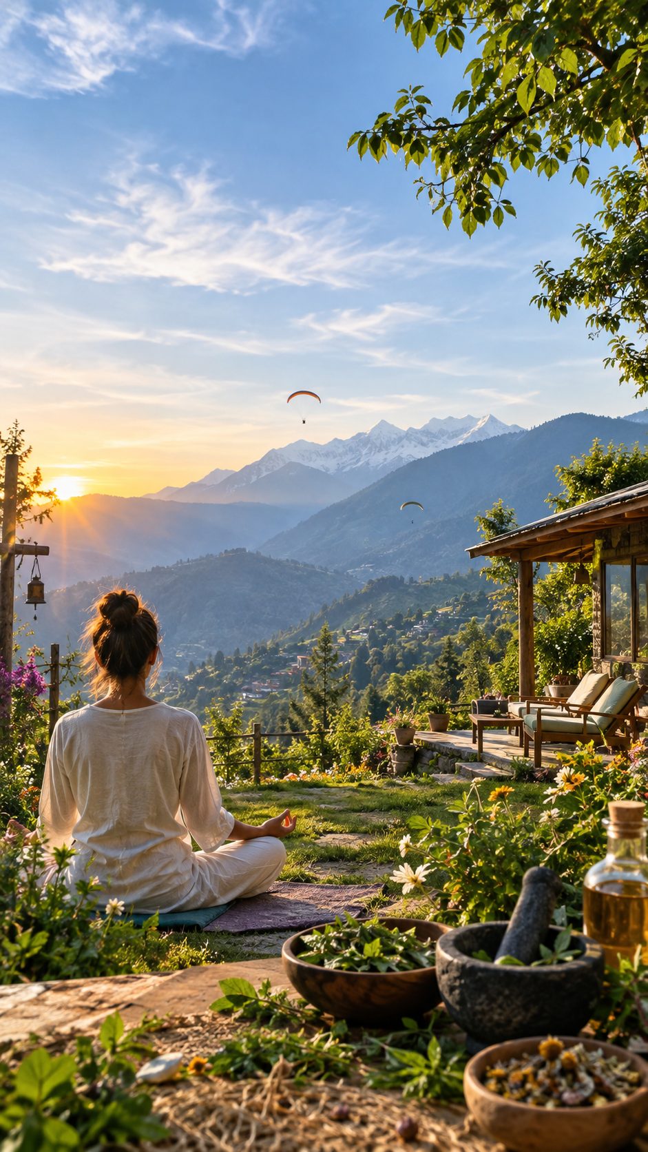 14 Day Luxury Yoga, Ayurveda & Himalayan Rejuvenation Retreat in Bir, Himachal Pradesh, India