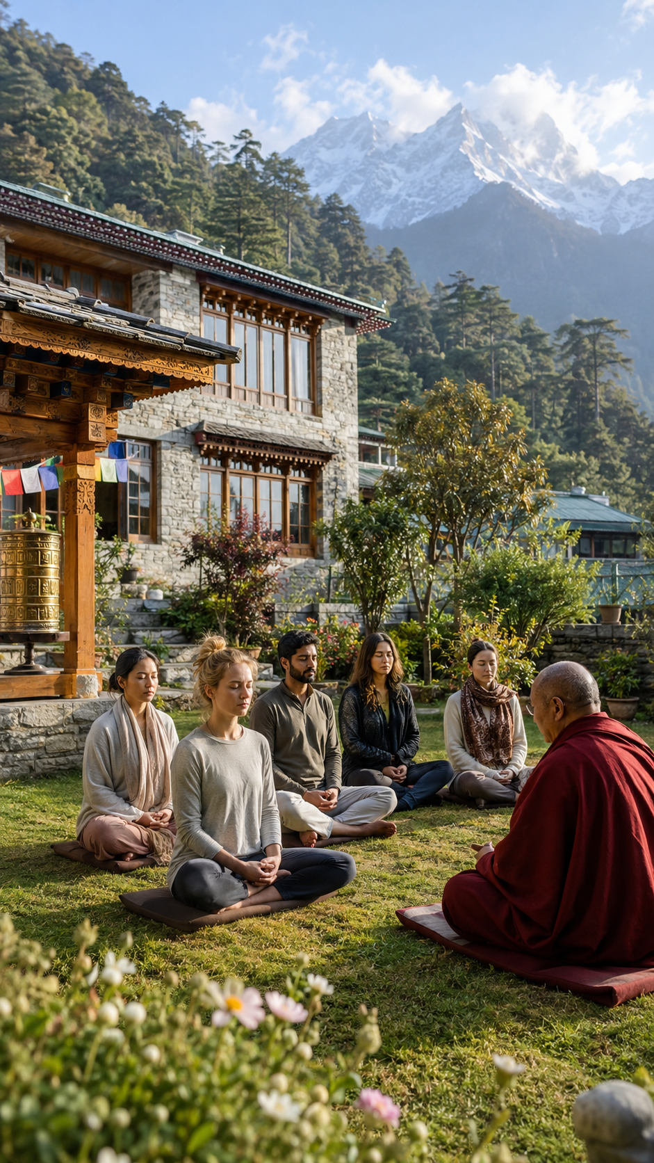 10 Days Buddhist Meditation Retreat Wellness Package in Dharmshala, Himachal Pradesh, India