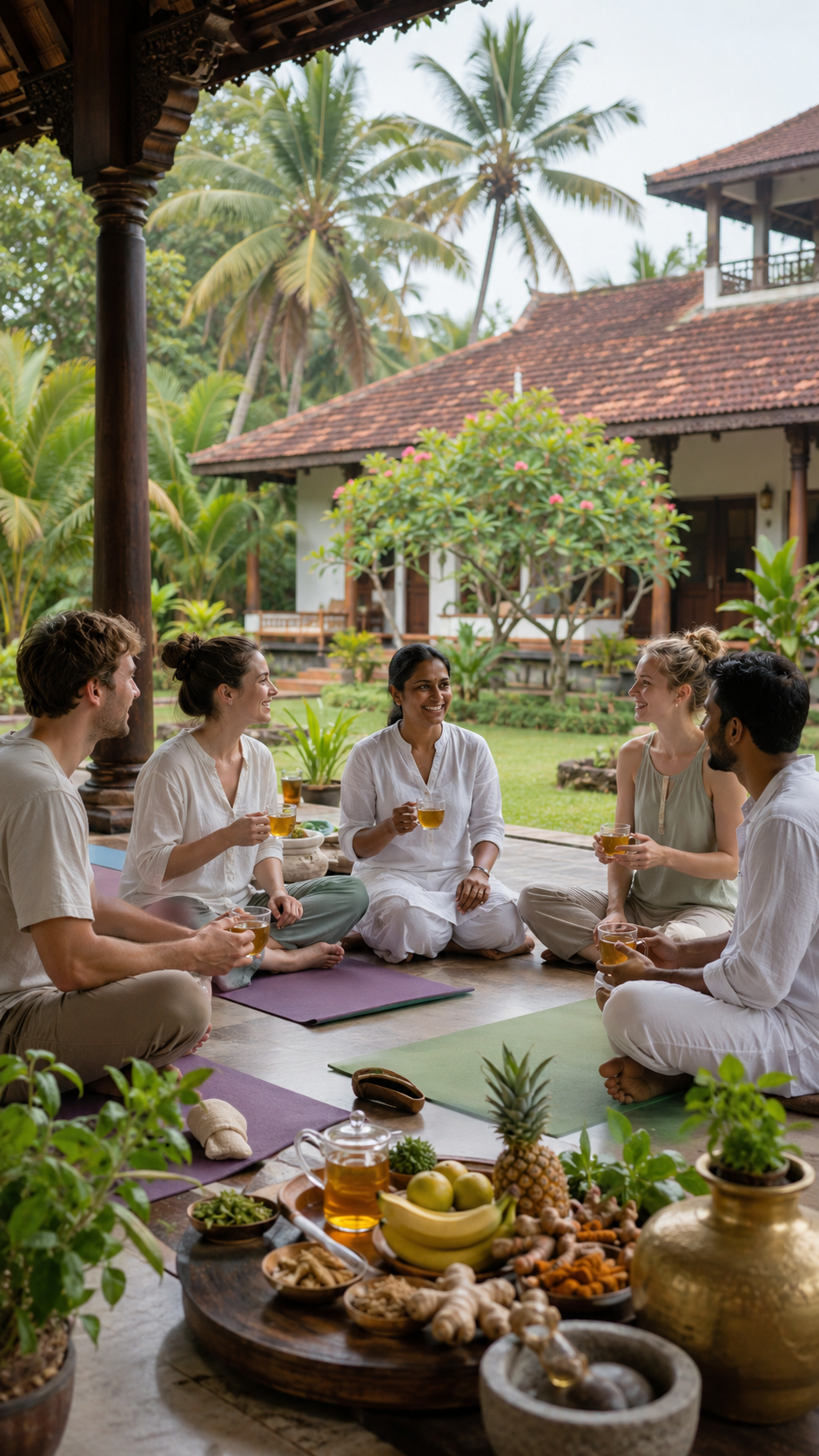 14 Days Luxury Yoga Retreat Experience in Thiruvananthapuram, Keralam, India