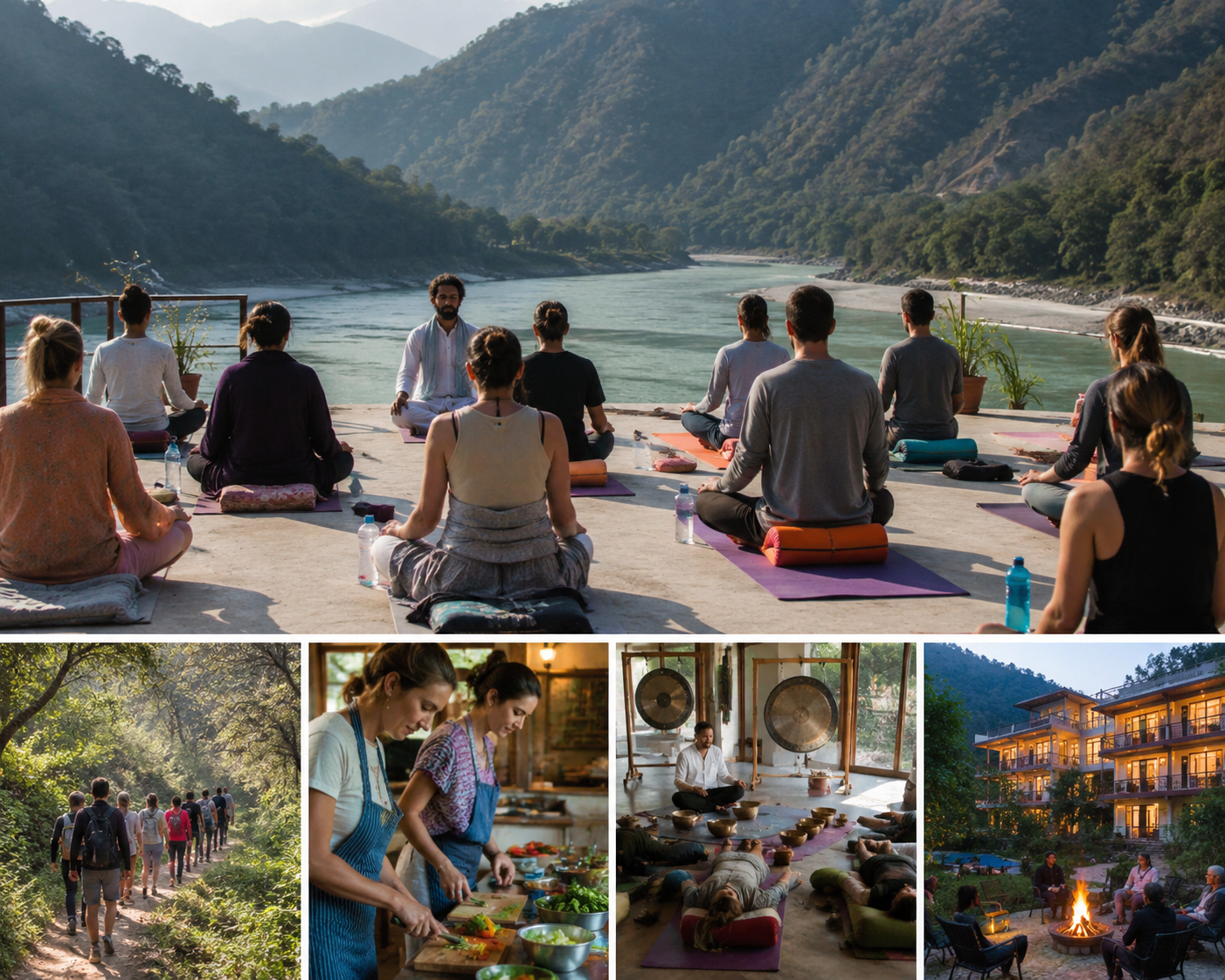 14 Days Mindfulness Wellness Retreat in Rishikesh, Uttarakhand, India