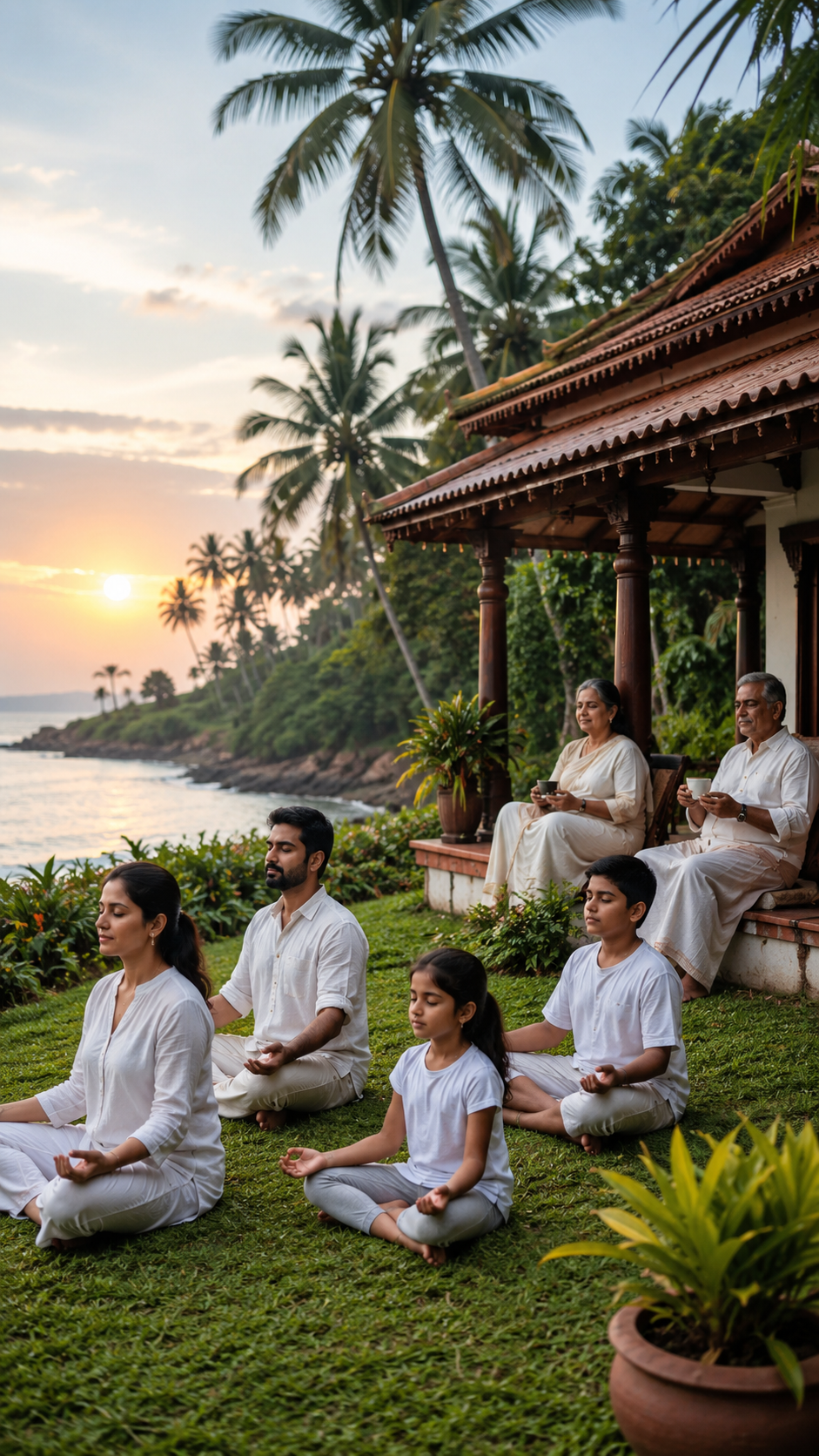 7 Days Holistic Wellness Retreat Program in Thiruvananthapuram, Keralam, India