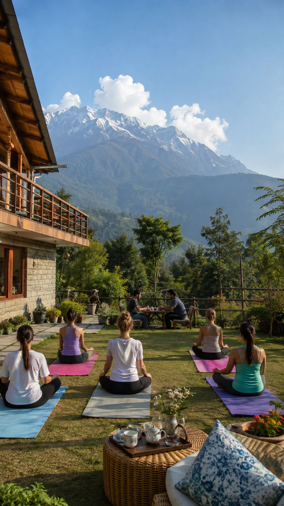 28 Days Complete Holistic Wellness Retreat Journey in Dharmshala, Himachal Pradesh, India