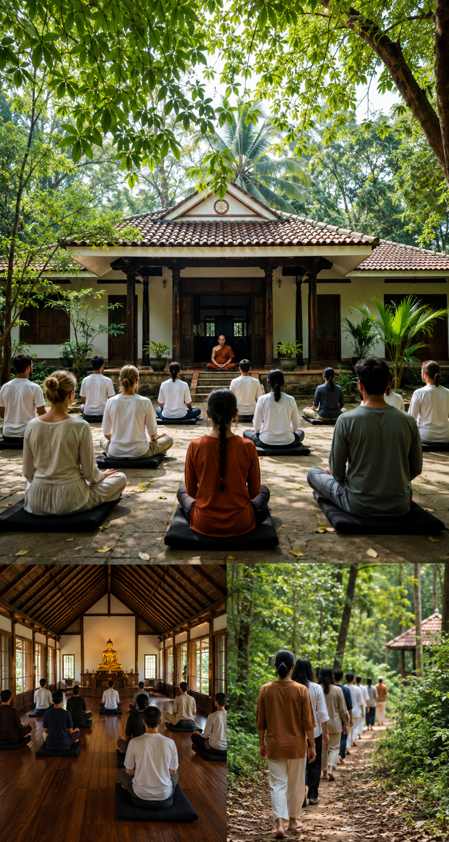 21 Days Buddhist Meditation Retreat Transformation Program in Thiruvananthapuram, Keralam, India