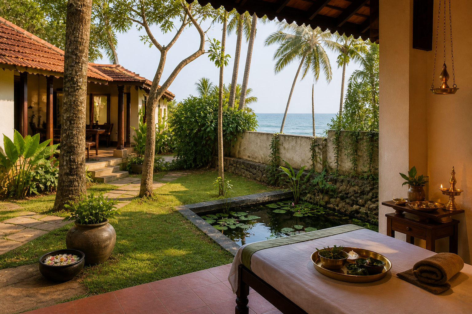 14 Days Ayurveda Wellness Retreat in Kovalam, Kerala, India