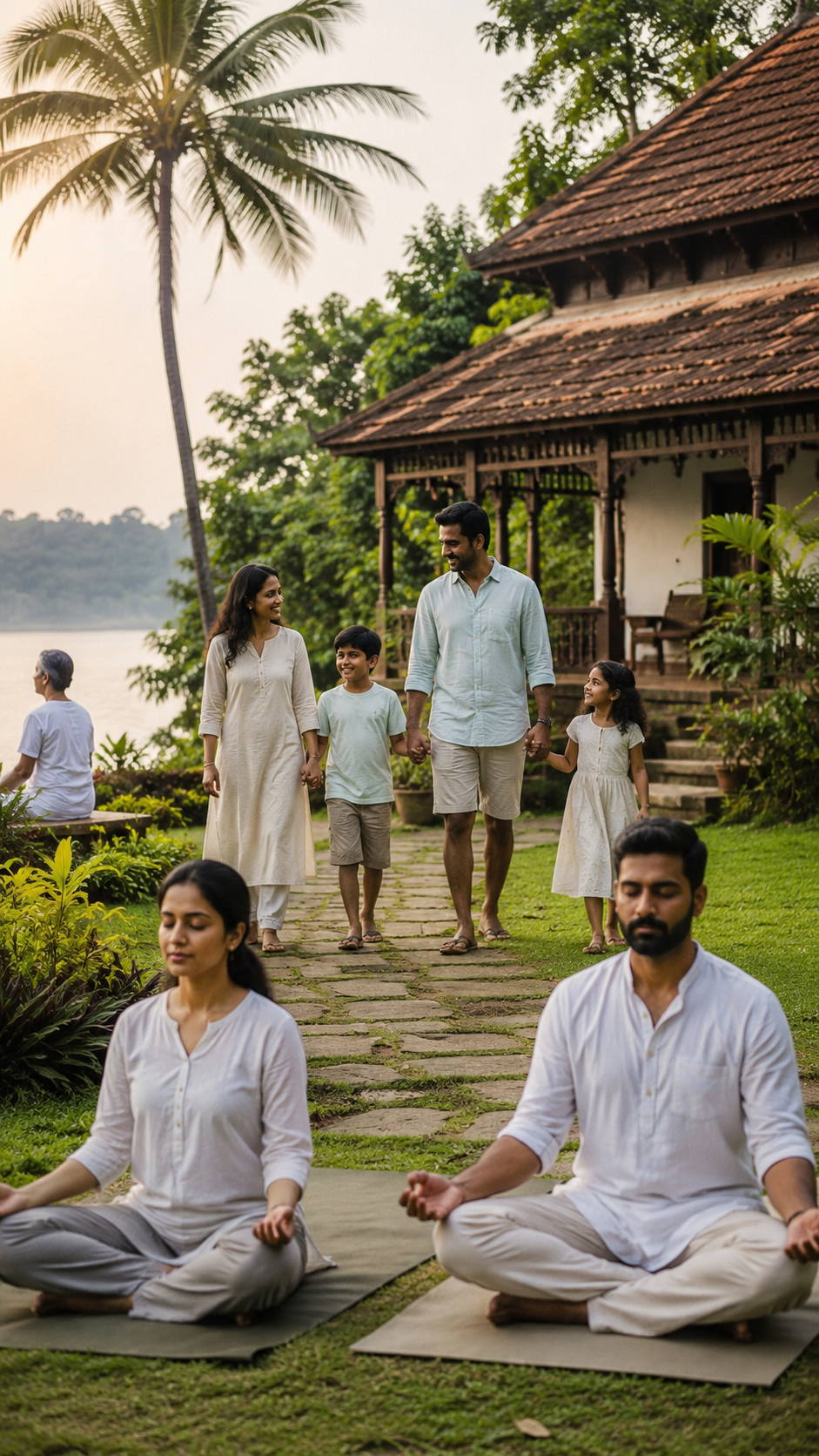 10 Days Couples & Family Retreat Wellness Package in Thiruvananthapuram, Keralam, India