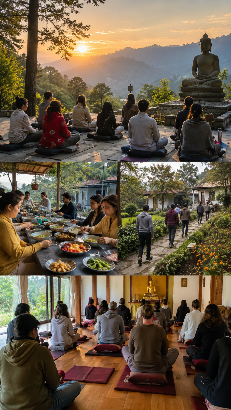 10 Days Buddhist Meditation Retreat Wellness Package in Dehradun, Uttarakhand, India