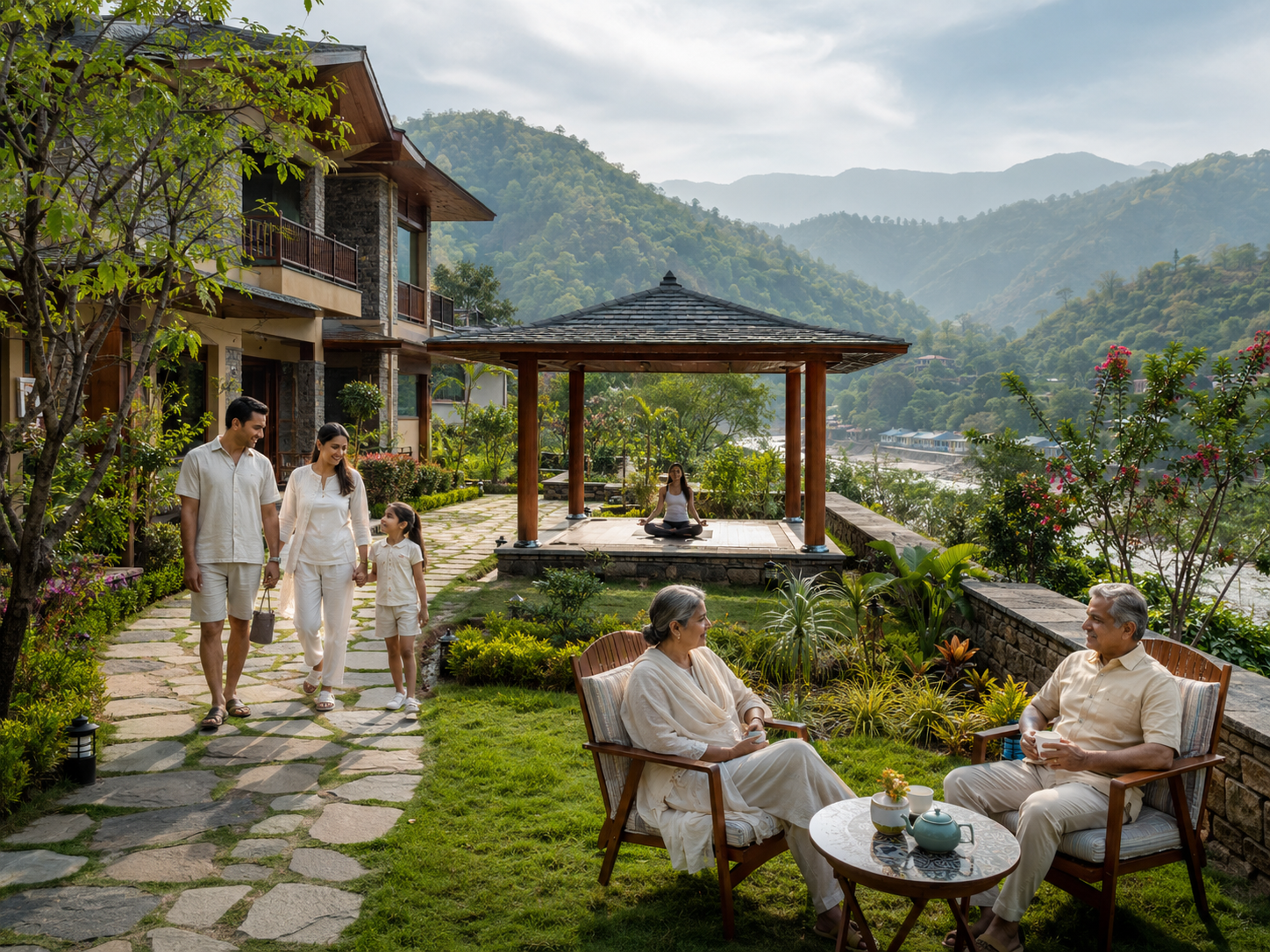 5 Days Couples & Family Wellness Escape in Rishikesh, Uttarakhand, India