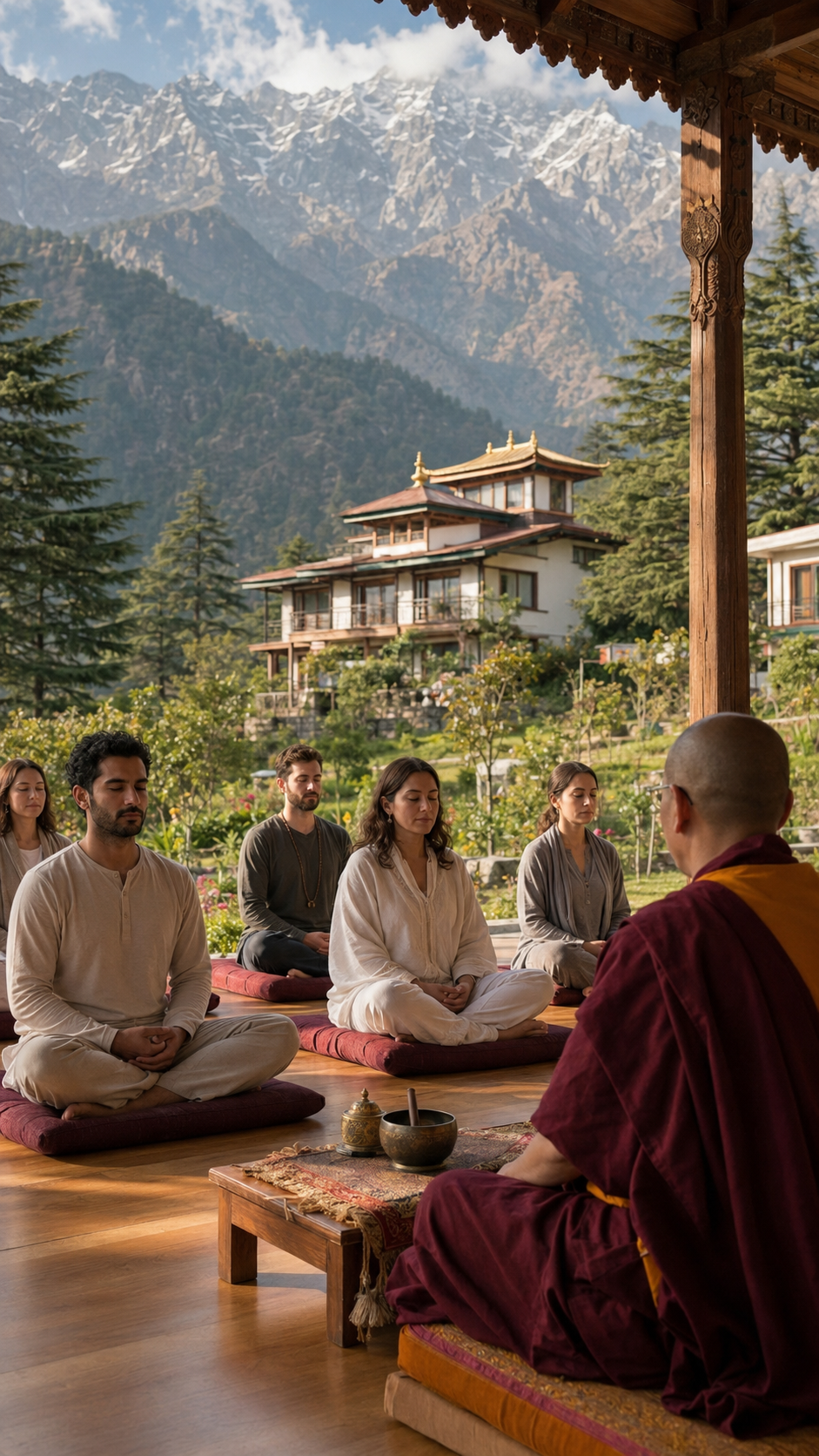 5 Days Buddhist Meditation Retreat Escape in Dharmshala, Himachal Pradesh, India