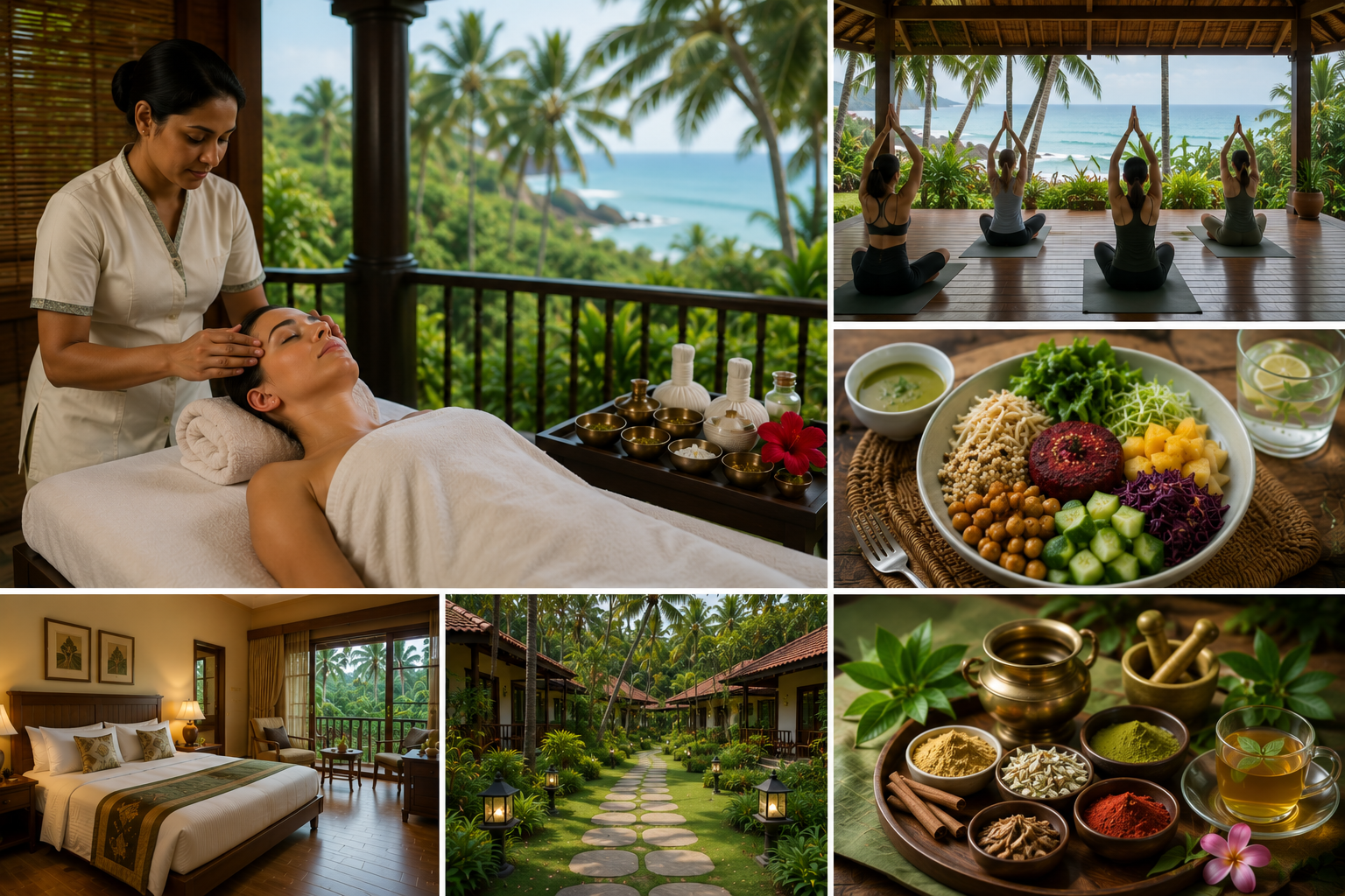 14 Days Anti Aging Retreat in Kovalam, Keralam, India