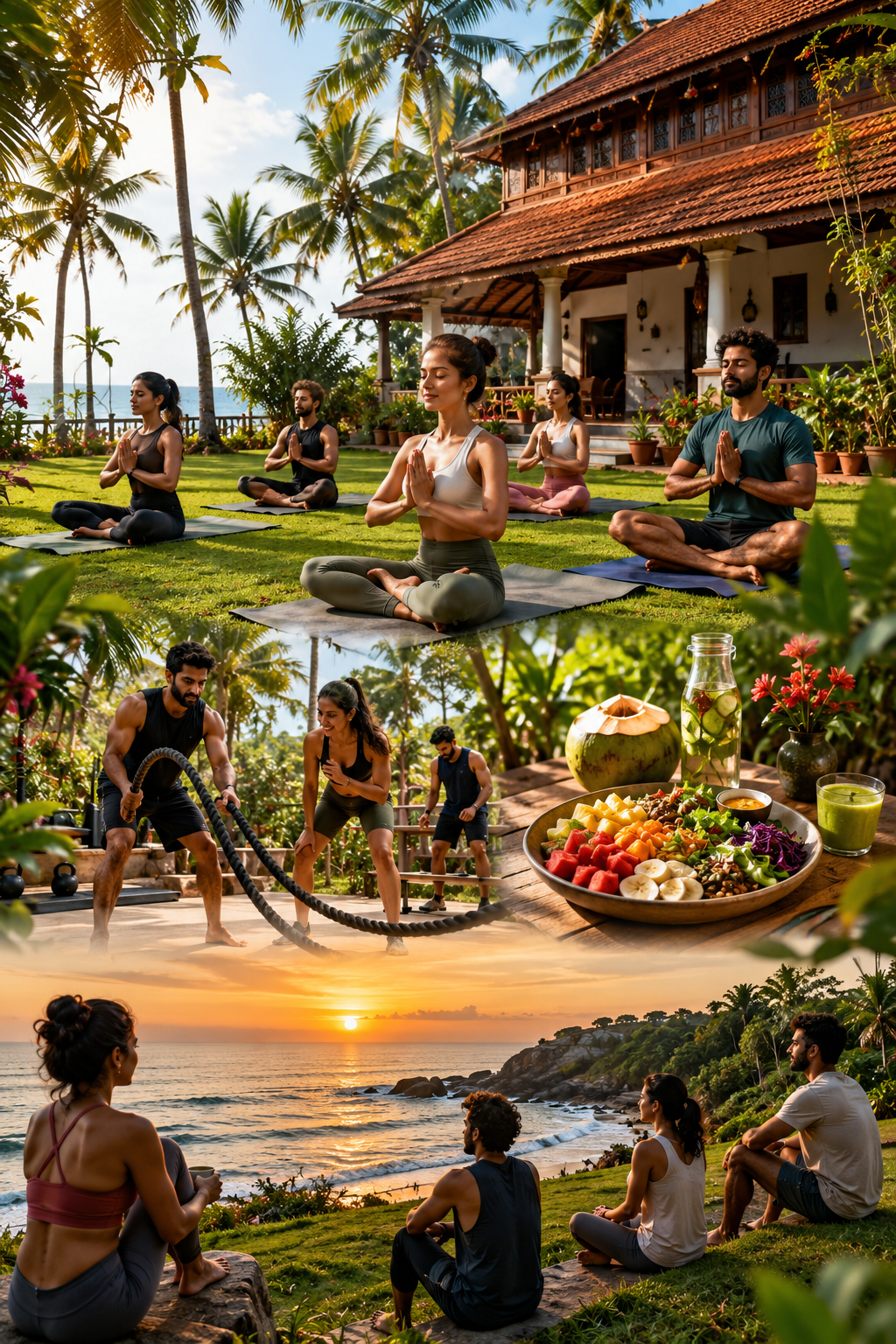 5 Days Fitness Retreat Escape in Thiruvananthapuram, Keralam, India