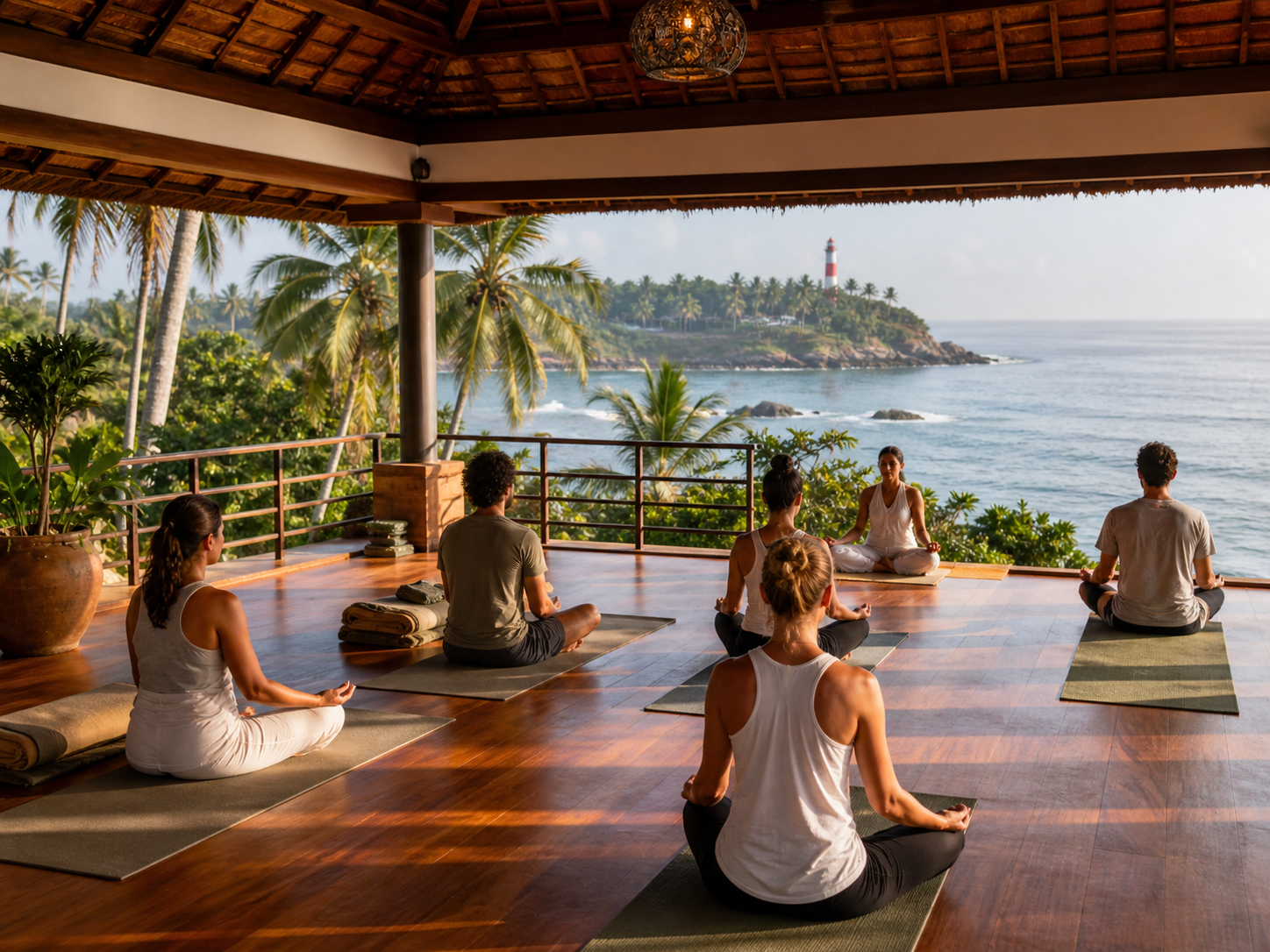 14 Days Coastal Yoga Healing Retreat in Kovalam, Kerala, India