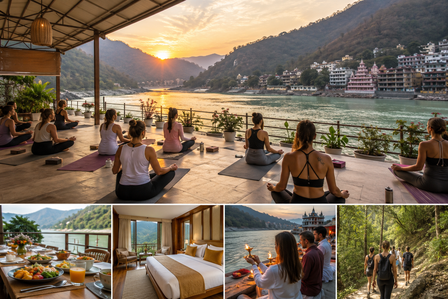 5 Days Luxury Yoga Escape Program in Rishikesh, Uttarakhand, India