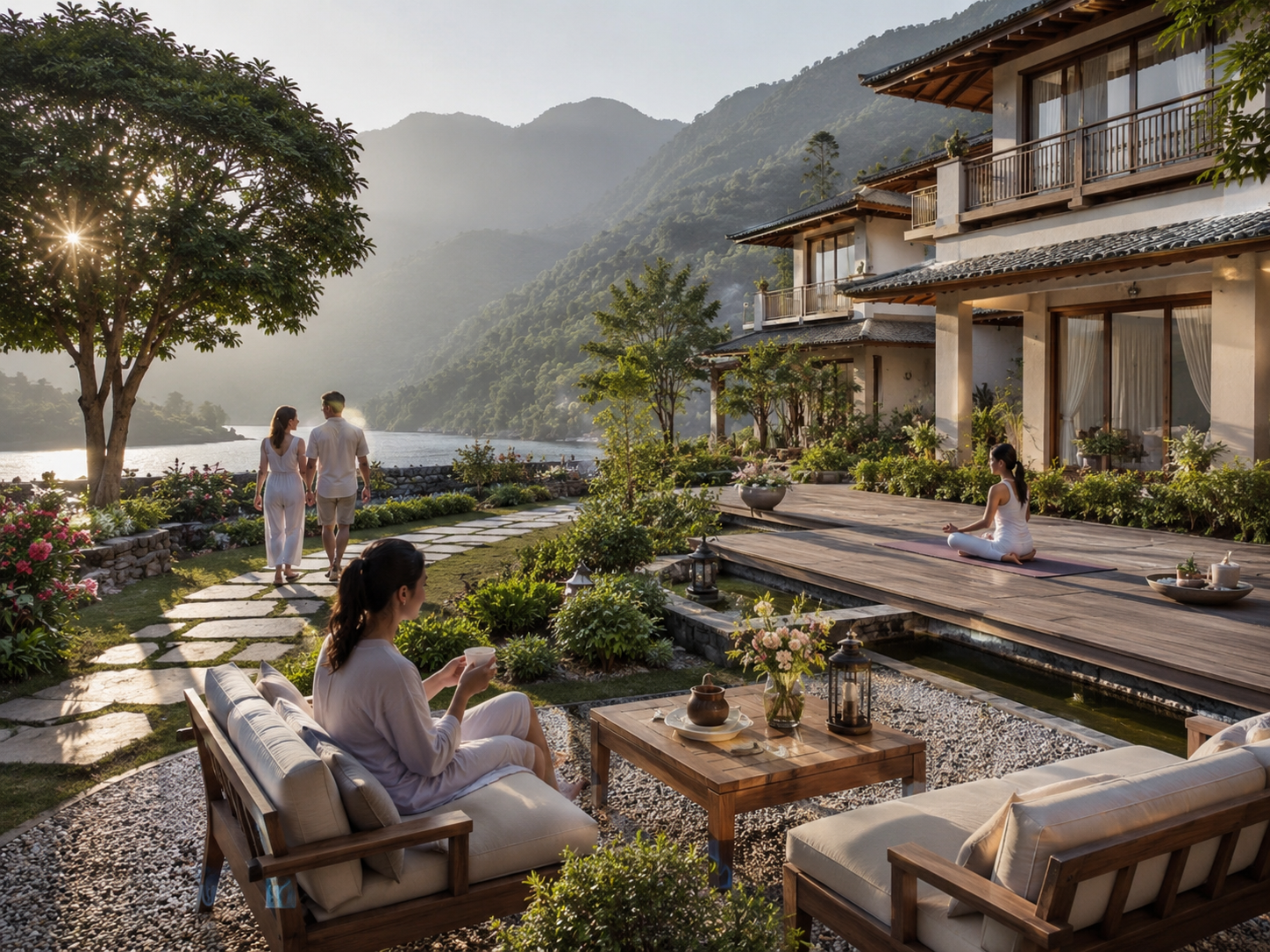 14 Days Luxury Wellness Retreat in Rishikesh, Uttarakhand, India