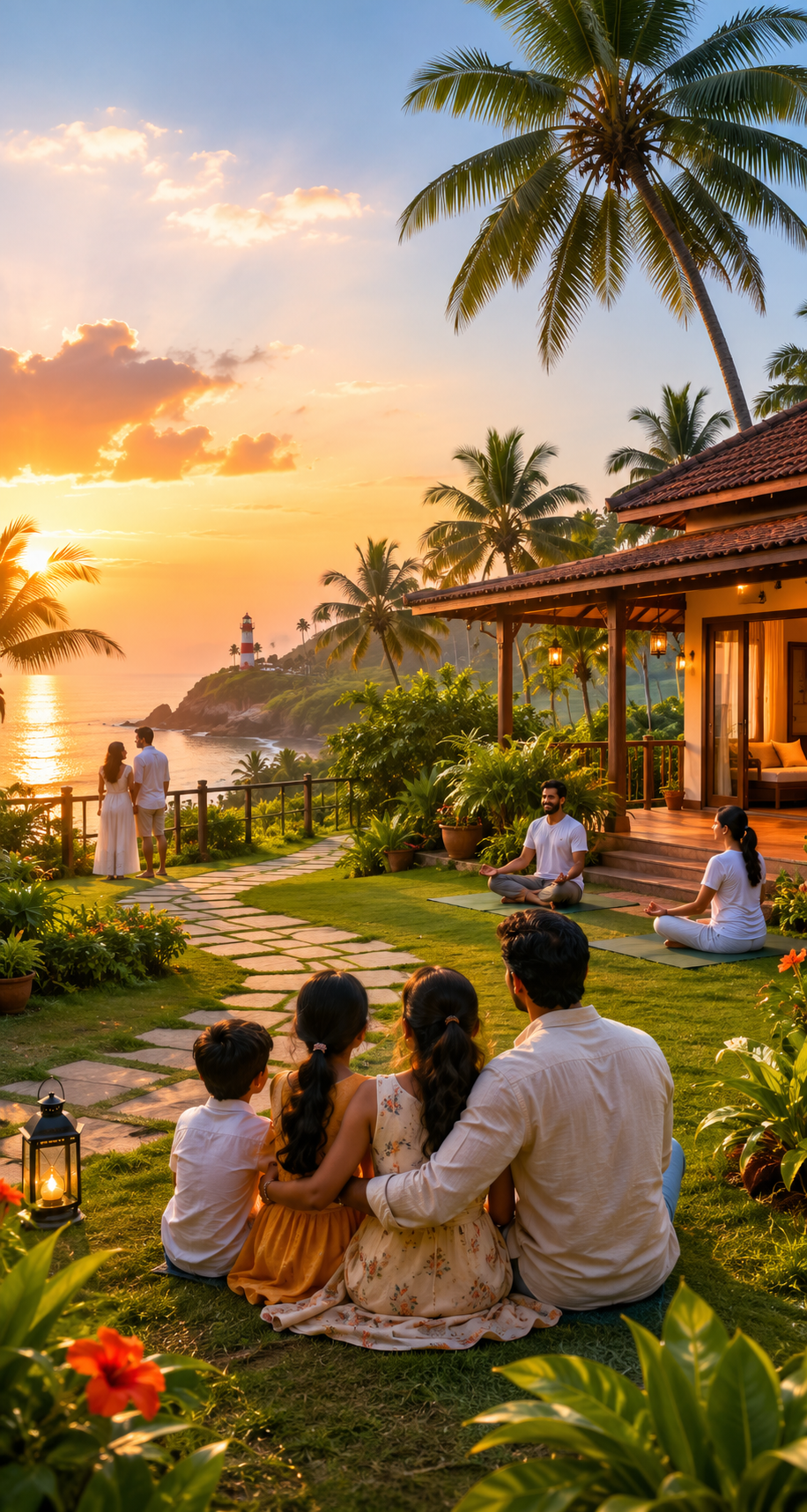 5 Days Couples & Family Retreat Escape in Thiruvananthapuram, Keralam, India