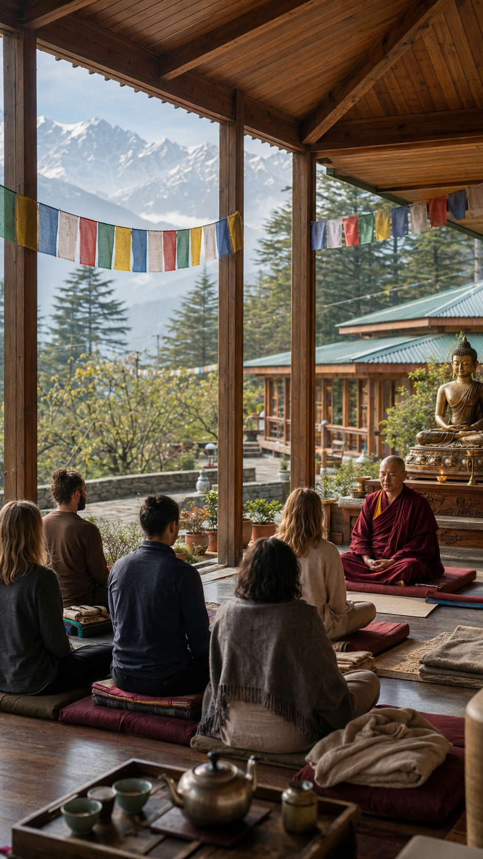 3 Days Buddhist Meditation Retreat Package in Dharmshala, Himachal Pradesh, India