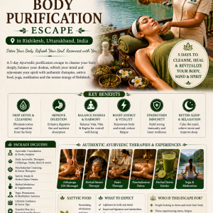 5 Days Ayurveda Body Detox Escape in Rishikesh, Uttarakhand, India