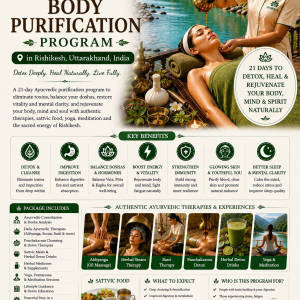 21 Days Body Purification Program in Rishikesh, Uttarakhand, India