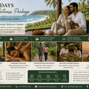 10 Days Couples Wellness Package in Kovalam, Keralam, India