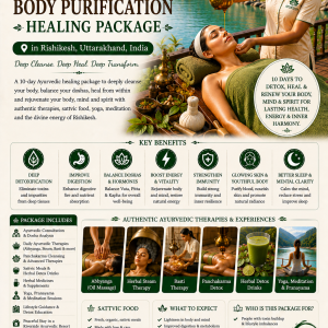 10 Days Ayurveda Body Detox Healing Package in Rishikesh, Uttarakhand, India
