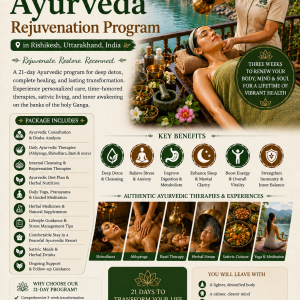 28 Days Complete Ayurveda Body Detox Journey in Rishikesh, Uttarakhand, India
