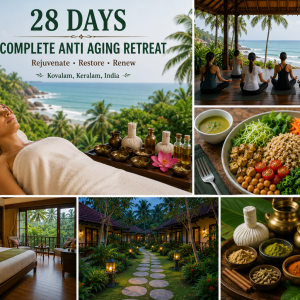 28 Days Complete Anti Aging Retreat in Kovalam, Keralam, India