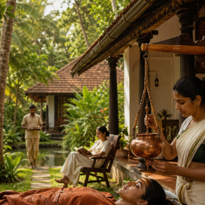 28 Days Complete Panchakarma Retreat Journey in Thiruvananthapuram, Keralam, India