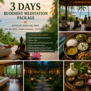 3 Days Buddhist Meditation Package in Kovalam, Keralam, India