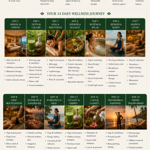 14 Days Luxury Wellness Retreat in Kovalam, Keralam, India