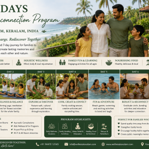 7 Days Family Reconnection Program in Kovalam, Keralam, India