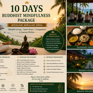 10 Days Buddhist Mindfulness Package in Kovalam, Keralam, India